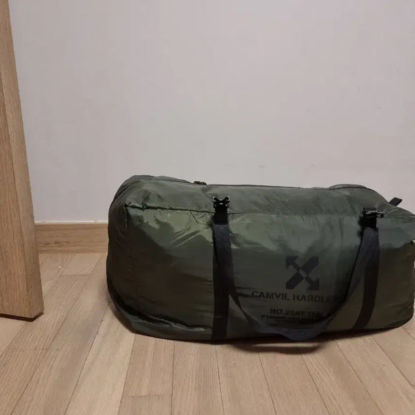 [BUNJANG] Campville Type-A Tent (Khaki) with Tarp Set / 캠빌 A형텐트