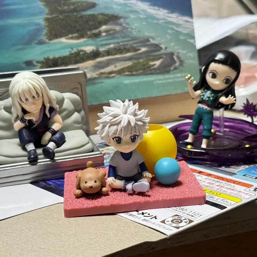 [BUNJANG] Hunter x Hunter Desktoprement Set Killua Illumi Bundle Set / 헌터헌터 데스크탑 리멘트 키르아 이르미 일괄