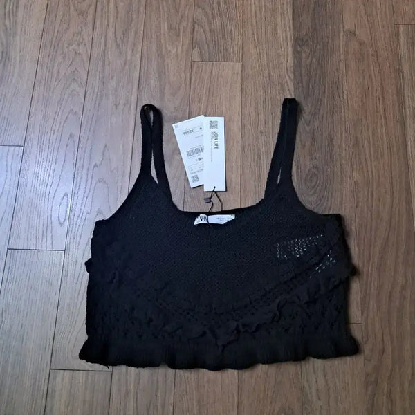[BUNJANG] Zara Crochet Bustier Black / 자라 크로쉐 뷔스티에