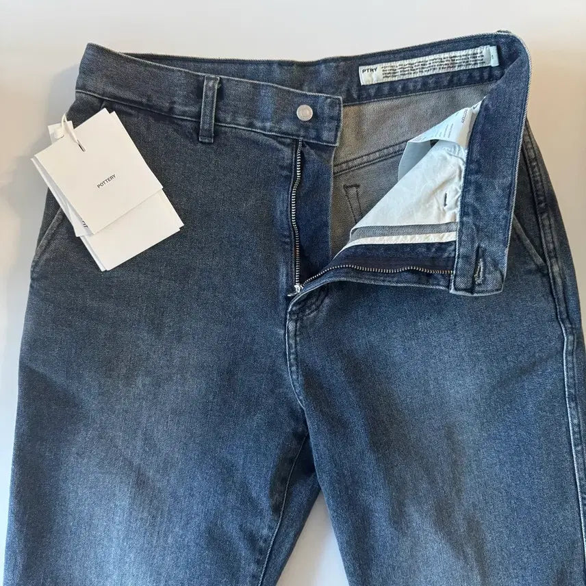 [BUNJANG] POTTERY One Washed Comfort Denim Pants Deep Blue / POTTERY 데님 팬츠 딥블루 (새상품) 28~30