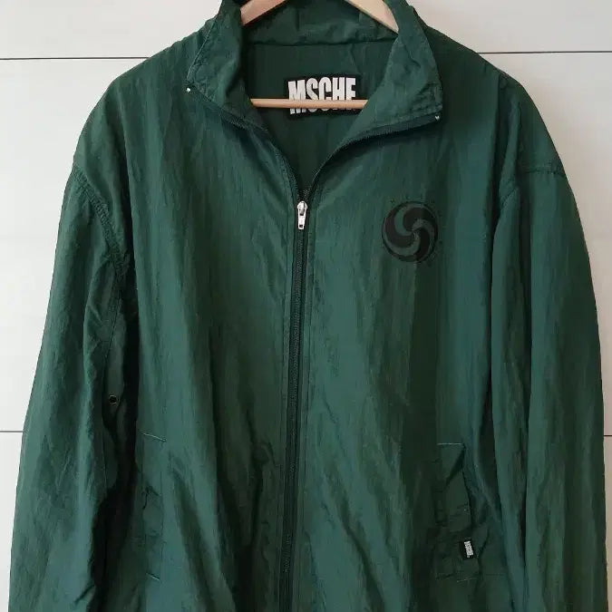 [BUNJANG] MSCHF Logo Point Jacket Green / 미스치프 MSCHF 로고 포인트 자켓 프리윈사이즈