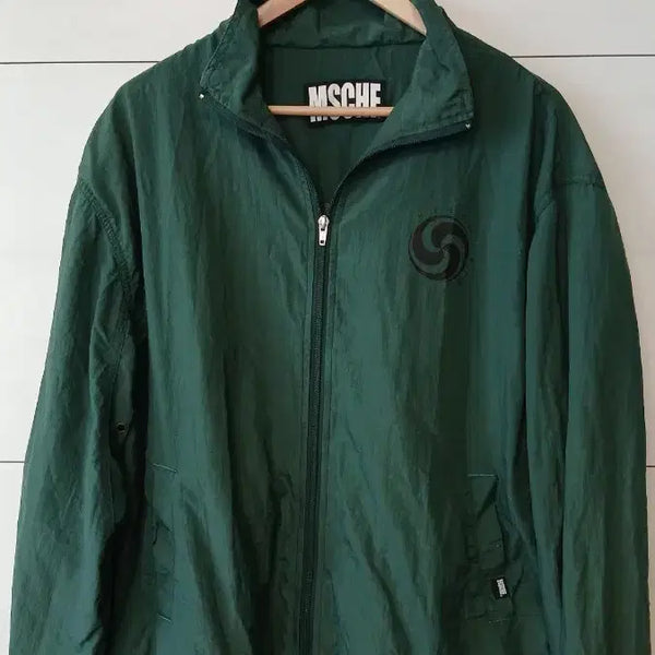 [BUNJANG] MSCHF Logo Point Jacket Green / 미스치프 MSCHF 로고 포인트 자켓 프리윈사이즈