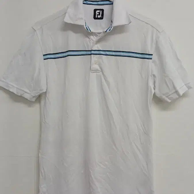 [BUNJANG] FootJoy Men's Short Sleeve Golf Polo Shirt White / FJ 남성 골프 반팔 카라티 흰색