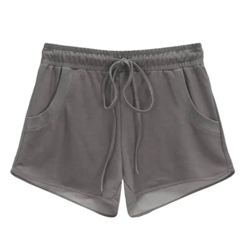 [BUNJANG] Matinkim String Bending Sweat Shorts Grey / 마뗑킴 스트링 밴딩 스웨트쇼츠 그레이