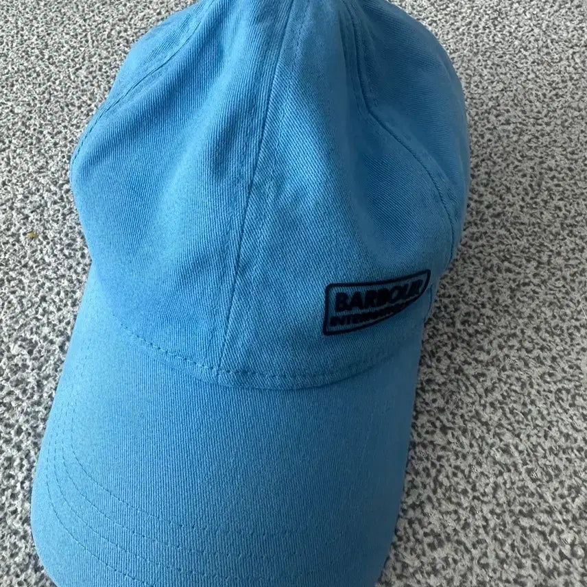 [BUNJANG] Barbour Sky Blue Cotton Baseball Cap / 바버 볼캡