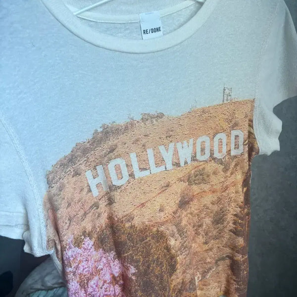 [BUNJANG] RE/DONE Hollywood Graphic T-Shirt / 리던,헐리우드 티셔츠