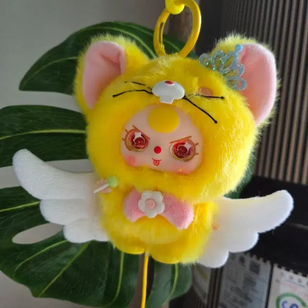 [BUNJANG] Babys Three 50% Size Yellow Mouse Plush Toy / 베이비쓰리 50% 싸이즈 엘로우 생쥐