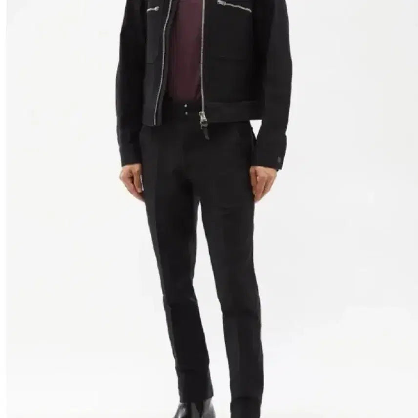 [BUNJANG] Tom Ford Brushed Cotton Chino Pants Black / 톰포드 브러시드 코튼 치노 팬츠 (34) 블랙