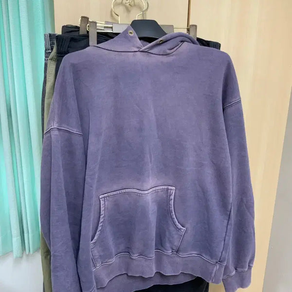 [BUNJANG] Blindfullz Vintage Washed Hoodie Navy Purple Size 2 / 블라인드파일즈 후드티 빈티지 네이비 퍼플 2