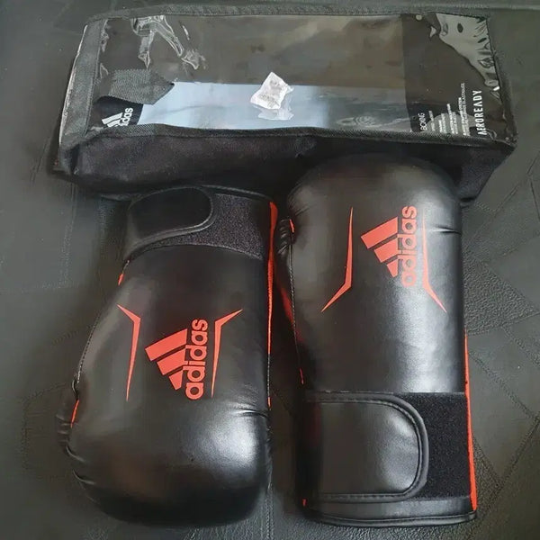 [BUNJANG] Adidas SPEED Boxing Gloves adiSBG100 Black/Orange 12oz / 아디다스 복싱 글러브 SPEDD -adiSBG100 검정/주황색 12온스