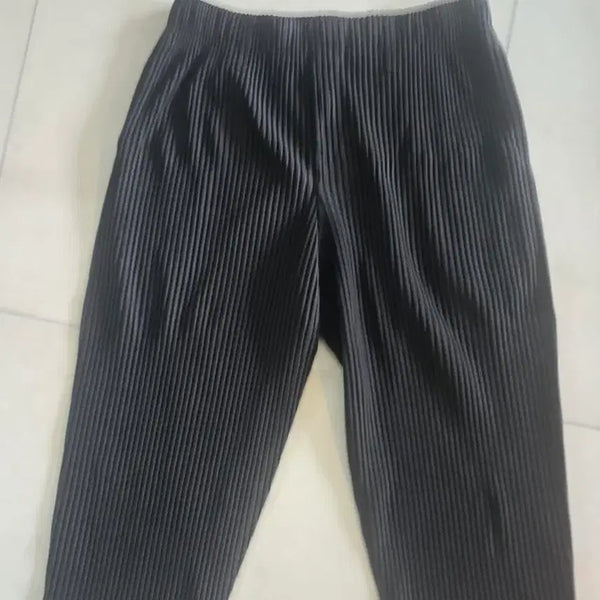 [BUNJANG] Homme Plissé Issey Miyake 7-Sleeve Straight Fit Pants / 옴므플리세 7부 스트이트핏 팝니다