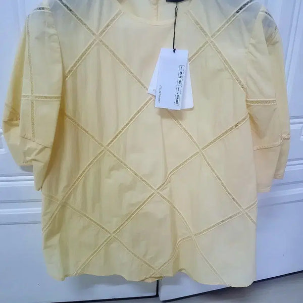 [BUNJANG] Jill Stuart Yellow Blouse / 질스튜어트 옐로우 블라우스예요 새상품이예요