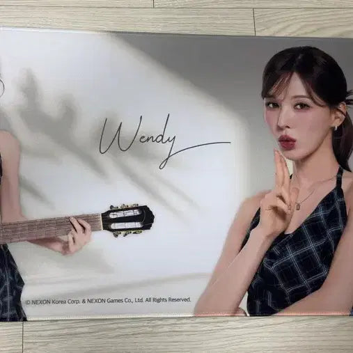 [BUNJANG] Red Velvet Wendy Sudden Attack Extended Desk Mat / (새상품) 서든어택 레드벨벳 웬디 장패드