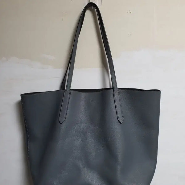 [BUNJANG] Coach Hudson Tote/Shoulder Bag F59403, Smoky Blue / 코치 천연 가죽 허드슨 토트/숄드백 F59403, 스모키 블루