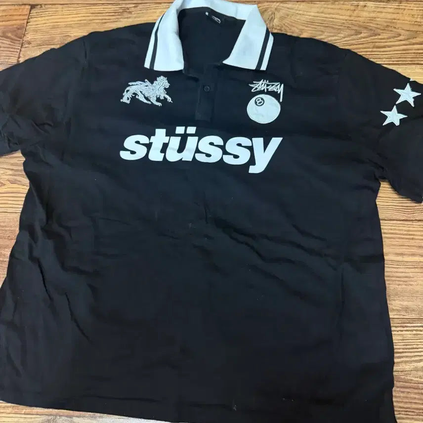 [BUNJANG] Stussy World Tour Polo Shirt XL / 스투시 XL 월드투어 카라티