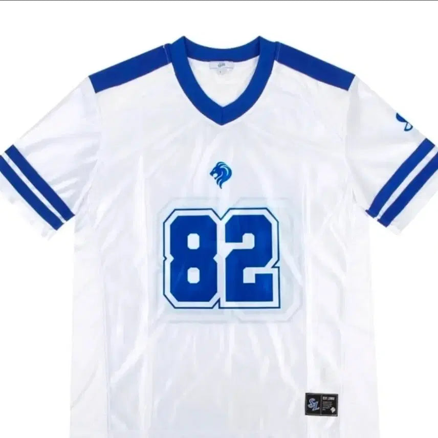 [BUNJANG] Samsung Lions Mesh Sleeve Jersey 82 / 삼성 라이온즈 매쉬 슬리브 82 유니폼