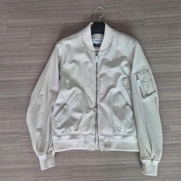 [BUNJANG] Eastlogue Leather MA-1 Jacket / 이스트로그 레더ma1 100 아카펠라 클로딩 디아프바인