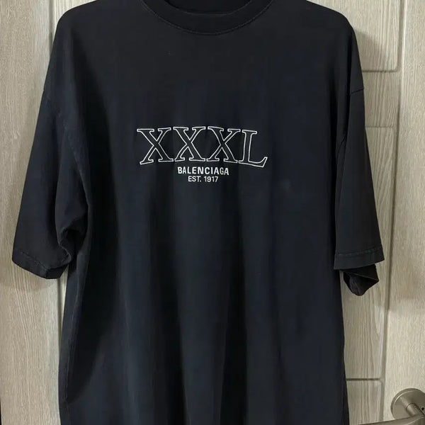 [BUNJANG] Balenciaga 3XL Disprinted T-Shirt / 발렌시아가 3XL 디스 반팔티 (매장구매)