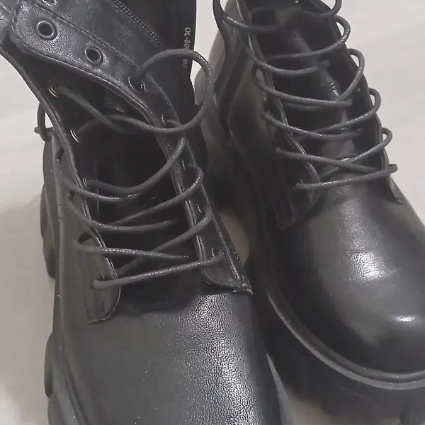 [BUNJANG] Black Walker Boots / 블랙 워커 판매 38