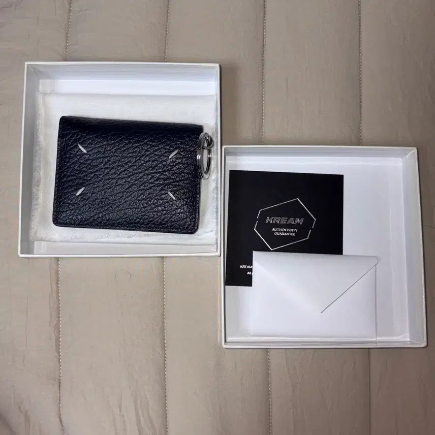 [BUNJANG] Maison Margiela Stitch Cardholder Keychain Twilight / 메종마르지엘라 스티치 키링 카드홀더 트와일라잇