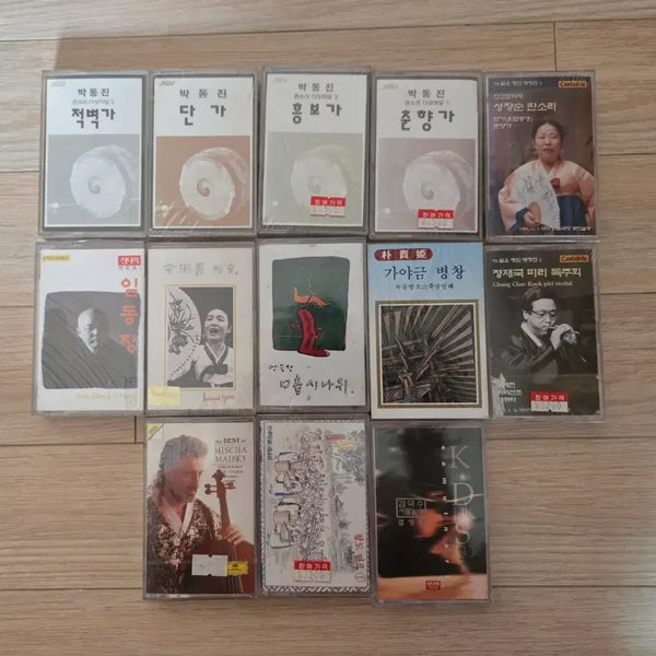 [BUNJANG] Park Dong Jin Pansori Cassette Tape Bundle (Unsealed) / (미개봉) 국악 관련  미개봉 카세트 테이프