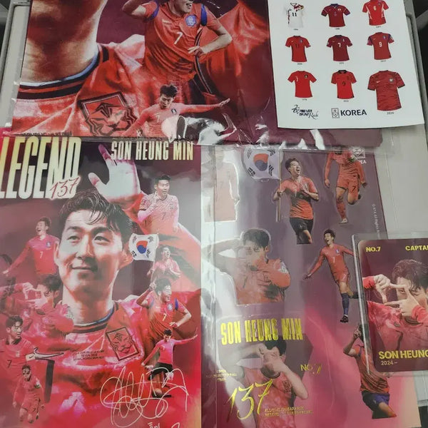 [BUNJANG] Son Heung-min Authentic Jersey & Merchandise Set / 대한민국 북중미 월드컵 손흥민 정품 유니폼 & 굿즈 팝니다