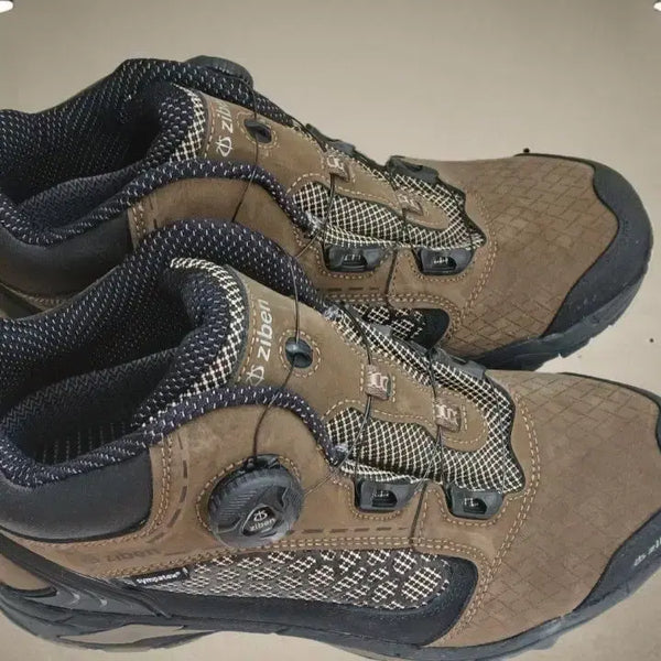 [BUNJANG] Ziben ZB-185 Brown Leather Safety Shoes (270mm) / 지벤 ZB-185