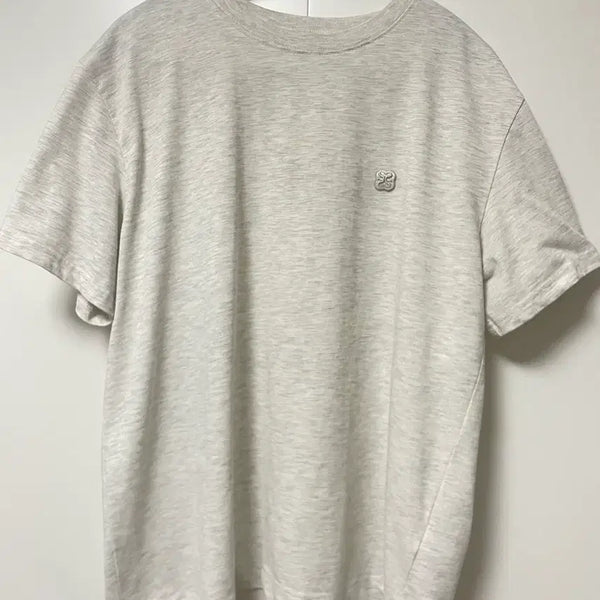 [BUNJANG] Satter Supima Comfort T-Shirt Oatmeal Melange / 세터 수피마 컴포트 반팔티