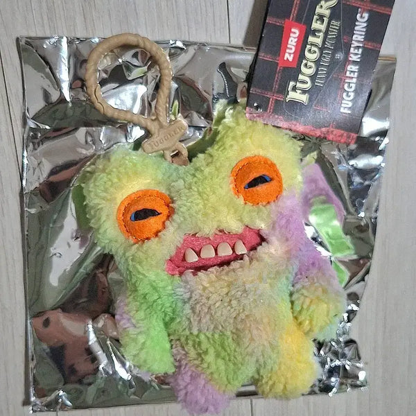 [BUNJANG] Fuggler Rainbow Plush Keychain / [새상품] 퍼글러 키링 퍼글러 먼츠먼츠 인형 무지개