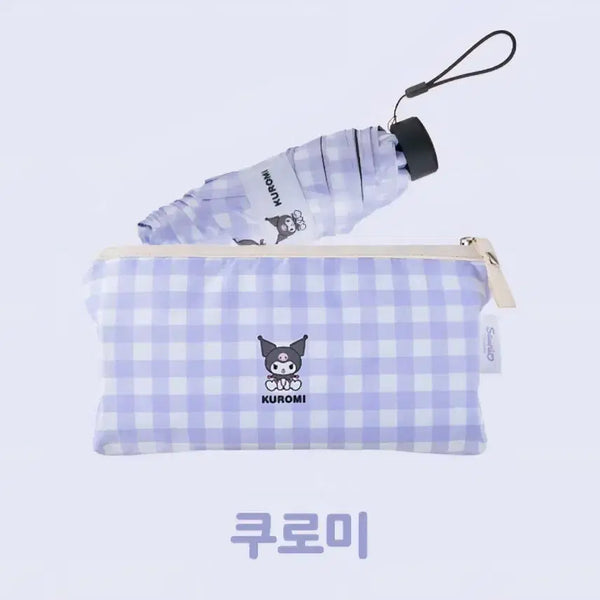 [BUNJANG] Kuromi Mini Sunblock Umbrella / 쿠로미 미니 암막 우양산 (예스24 굿즈)