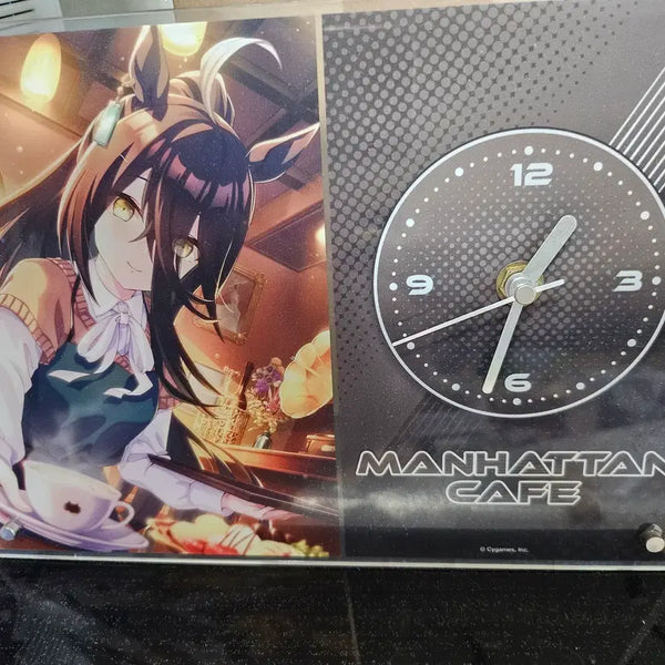 [BUNJANG] Uma Musume Acrylic Cafe Clock / 우마무스메 아크릴 멘하탄 카페 시계 (공식