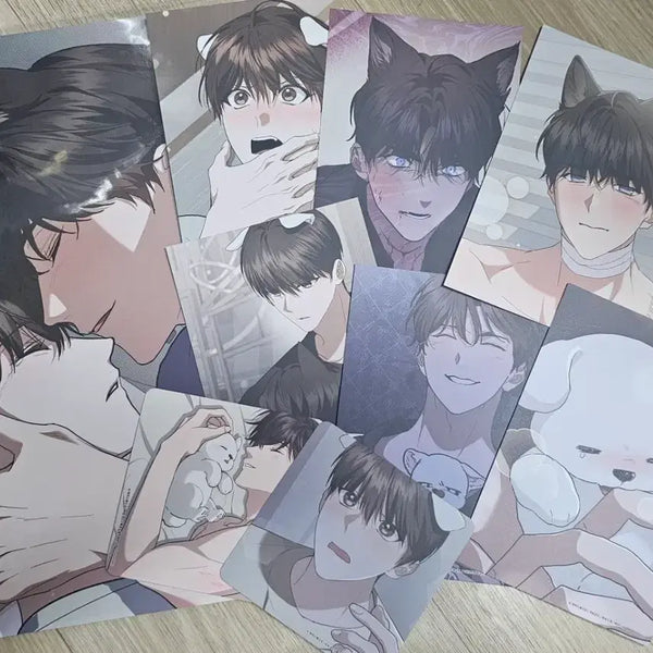 [BUNJANG] Kang Geon Ma (Do Not Touch The Dog) MoFun Acrylic Standee, Lucky Draw Poster, Postcard, Coaster Set / 강아지는 건들지 마라 강건마 모펀 아크릴 코롯토 특전 포스터 엽서 코스터
