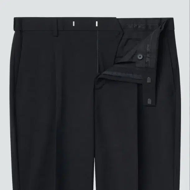 [BUNJANG] Semi Wide Fit Black Pants (L) / 세미 와이드 팬츠 L