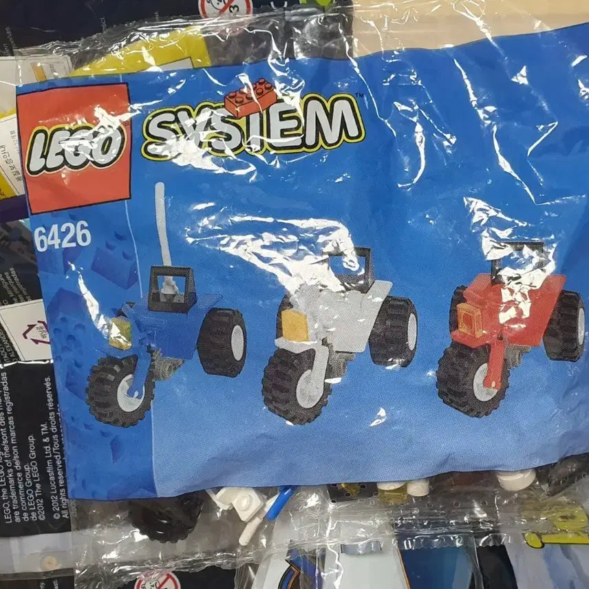 [BUNJANG] LEGO System 3-Wheeled Bike Set (Blue/White/Red) / [휘귀]올드 SYSTEM 레고 3륜 바이크(3종 셋트)
