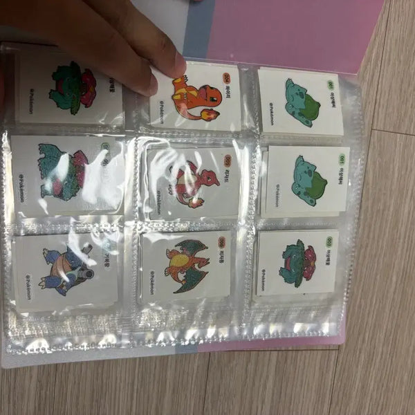 [BUNJANG] Pokemon Stickers Album & 90+ Stickers Bundle Set / 포켓몬 띠부띠부씰 앨범과 나의모든 정성 스티커90개 이상 일괄 판매