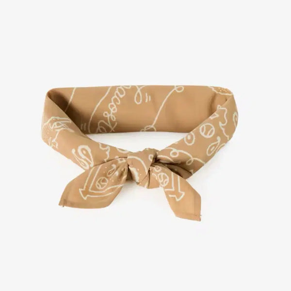 [BUNJANG] Lacoste Bandana Scarf Beige / 새상품 / 라코스테 반다나 손수건