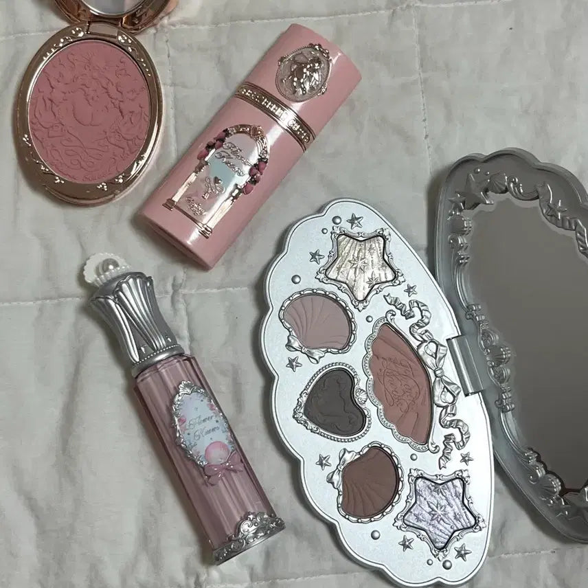 [BUNJANG] Flower Knows Shell Jewel Palette, Strawberry Rococo Blush, Strawberry Cupid Cream Blusher / 플라워노즈 쉘주얼 팔레트 립 스트로베리 로코코 스트로베리 큐피드 블러셔