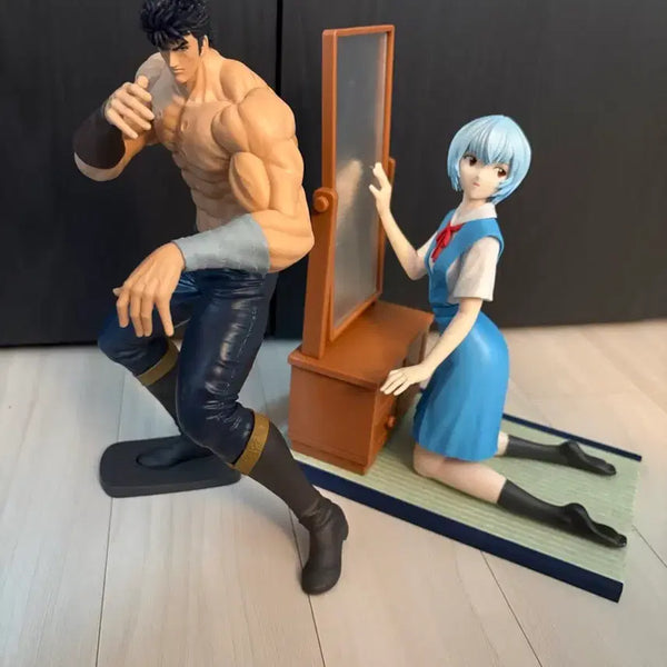 [BUNJANG] Fist of the North Star Kenshiro & Neon Genesis Evangelion Rei Figure Set / 북두의권 켄시로 + 에반게리온 레이