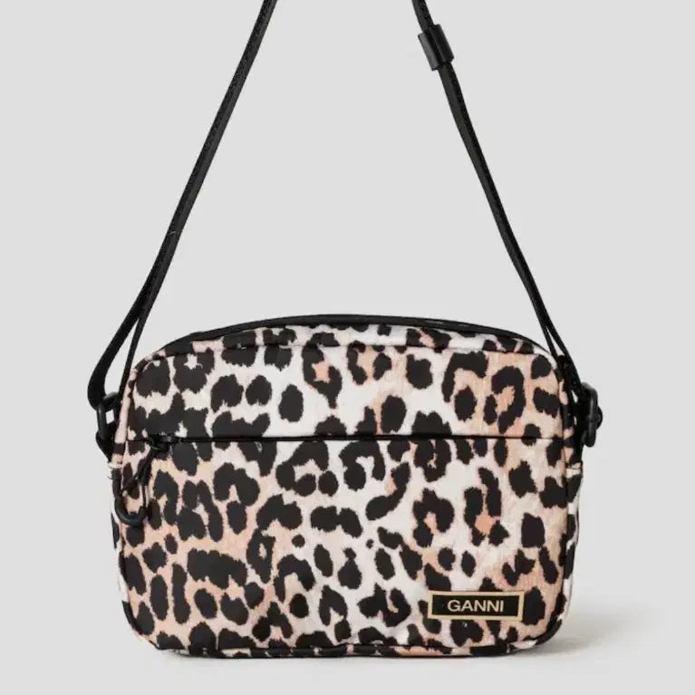 [BUNJANG] GANNI Leopard Print Mini Bag New / 가니 레오파드 호피 미니 가방 새상품