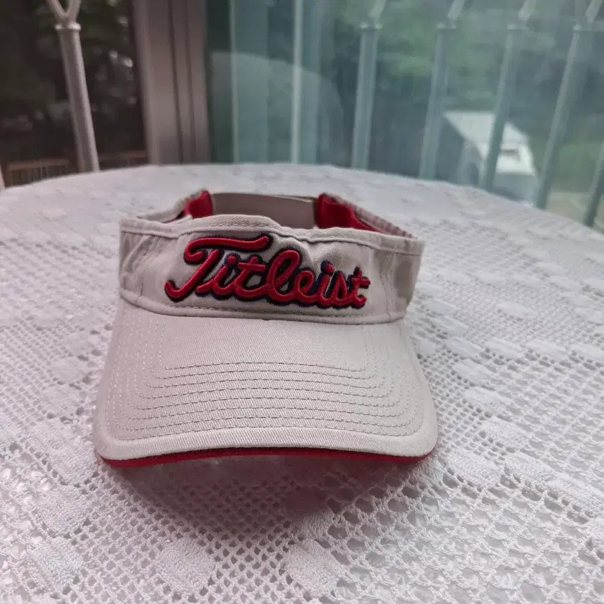 [BUNJANG] Titleist Golf Sun Cap Beige / 타이틀리스트 골프 썬캡 베이지