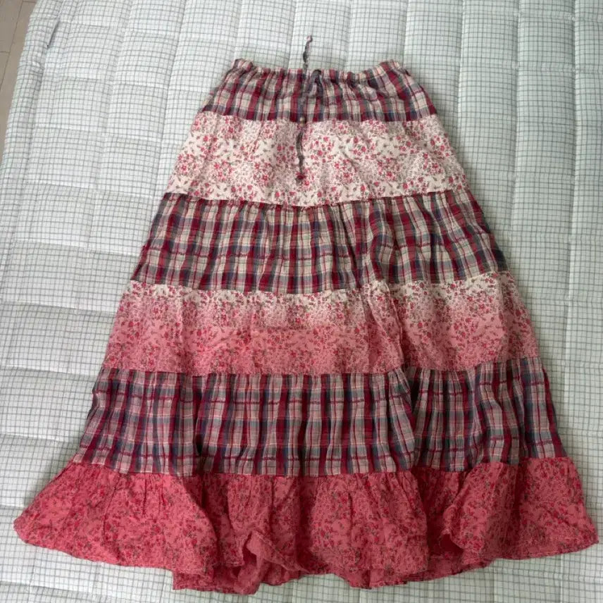 [BUNJANG] Cocore Mori Suzuko Kame Patch Skirt / 코코모리/스즈코/카메/ 패치스커트
