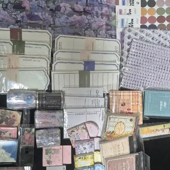 [BUNJANG] Diary Decoration Supplies Sticker and Masking Tape Bundle / 다꾸용품