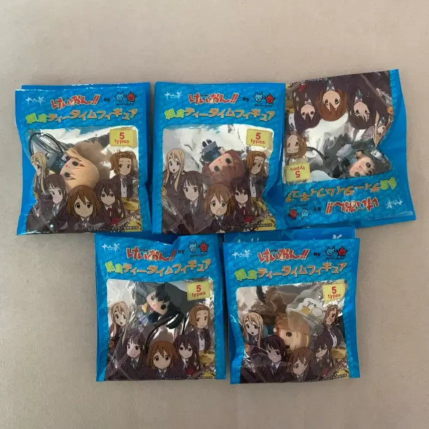 [BUNJANG] K-ON! Deer Time Musical Instrument Strap Bundle Set (Sealed) / 케이온 키링 디어타임 악기 스트랩 미개봉 일괄
