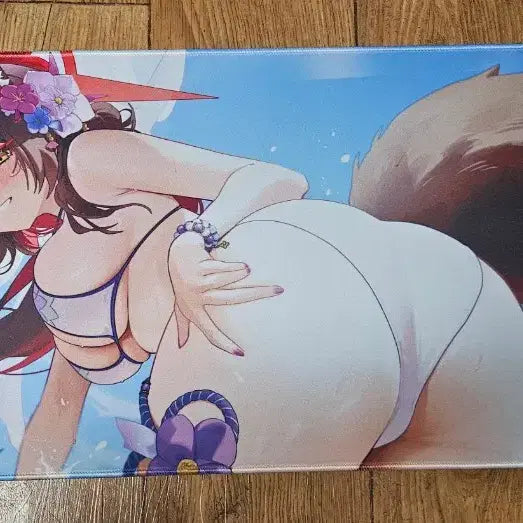 [BUNJANG] Blue Archive Swimsuit Wakamo Desk Mat / 블루아카이브 수카모( 수영복 와카모) 장패드