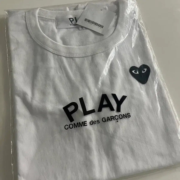 [BUNJANG] Comme des Garçons PLAY White T-Shirt (Size S) / (배송비포함가격) 꼼데가르송 플레이 반팔티 화이트 s