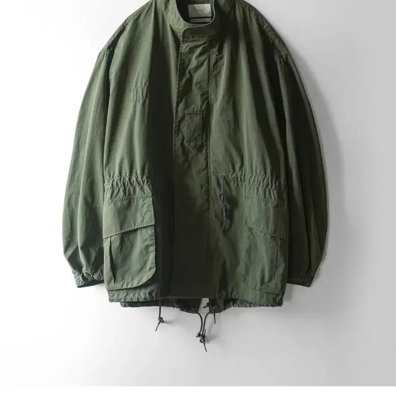 [BUNJANG] Our selves Short Mods Parka Olive / 아워셀브스 숏 모즈파카 올리브 3 105