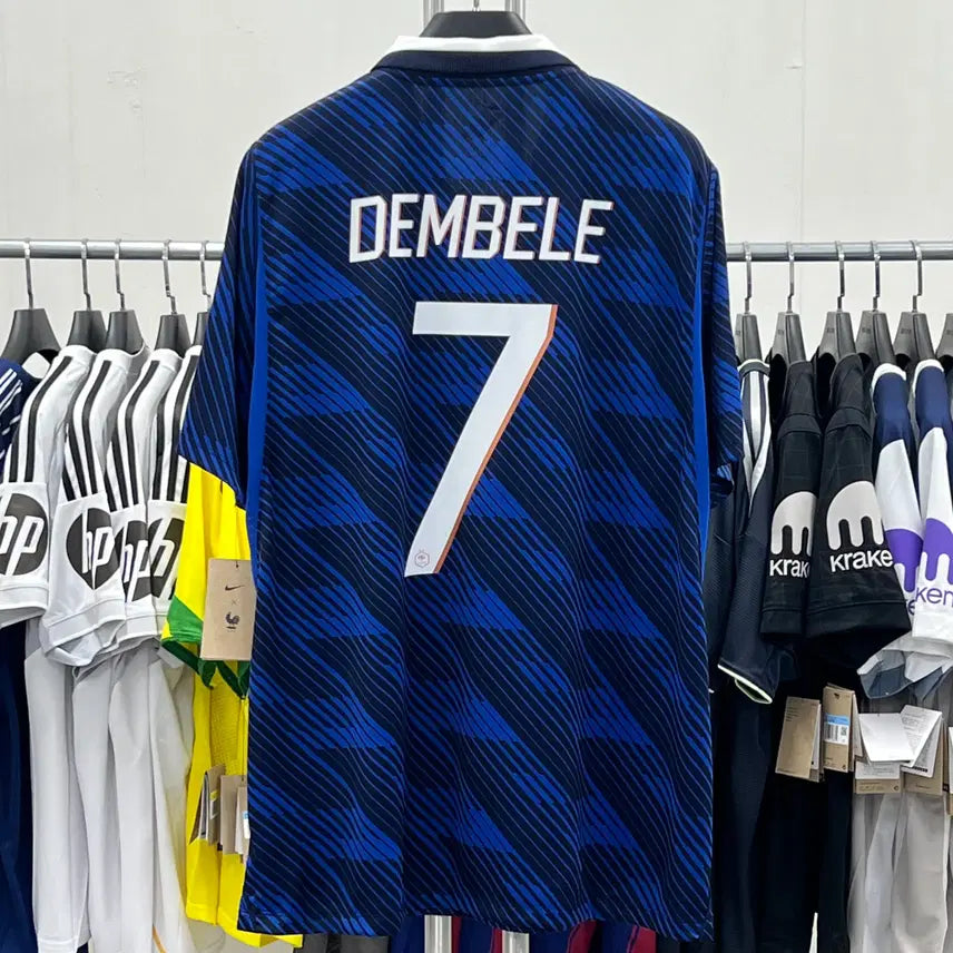 [BUNJANG] France Home No. 7 Ousmane Dembélé Football Jersey / 26/28 프랑스 홈 No 7 우스만 뎀벨레 유니폼