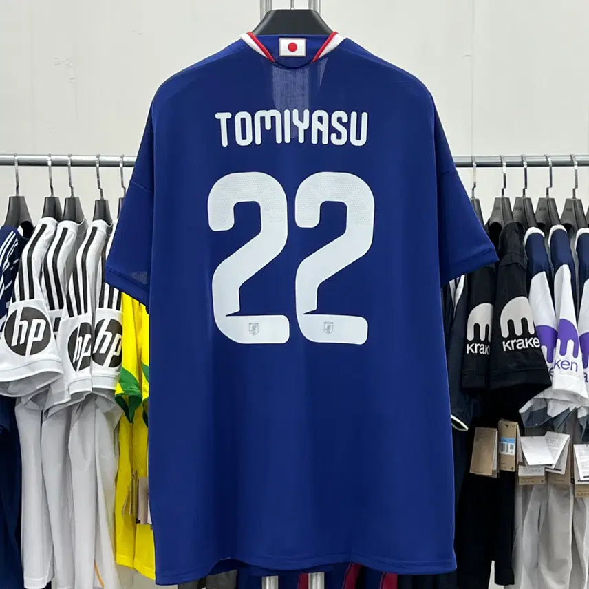 [BUNJANG] Japan National Football Team Tomiyasu Home Authentic Jersey / 26/28 일본 홈 No 22 토미야스 유니폼