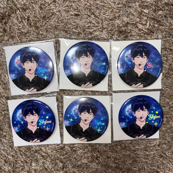 [BUNJANG] Plyve Anyplus "I'll Wait" Yejun Can Badge Bundle Set (Used) / 6개일괄)플레이브 애니플러스 기다릴게 예준 캔뱃지 (사용감ㅇ)