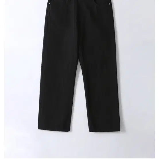 [BUNJANG] Woodb 5p Selvage Regular Straight Denim Pants Black / 우드비 5p 셀비지 레귤러 스트레이트 데님 팬츠 블랙 3 32